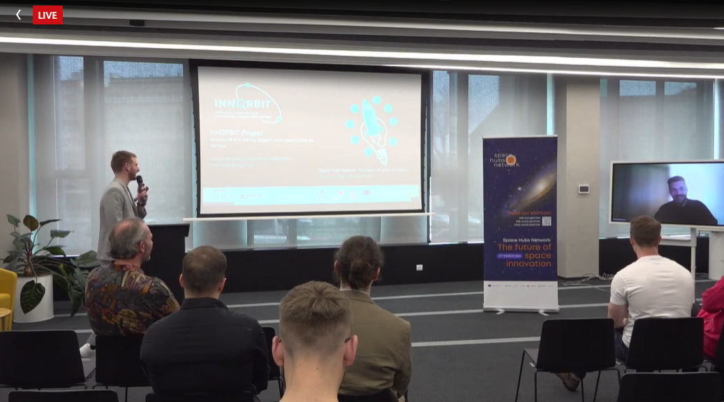 InnORBIT participation in the Space Hubs Network final event