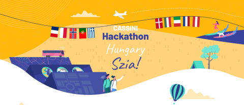 3rd CASSINI Hackathon banner - Hungary
